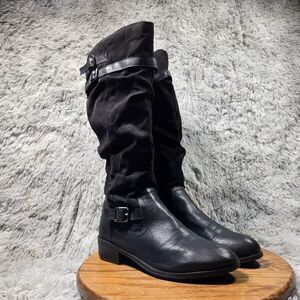 2017 Arizona Jean Co December Womens Size 11M Retro Black the Knee Riding Boots